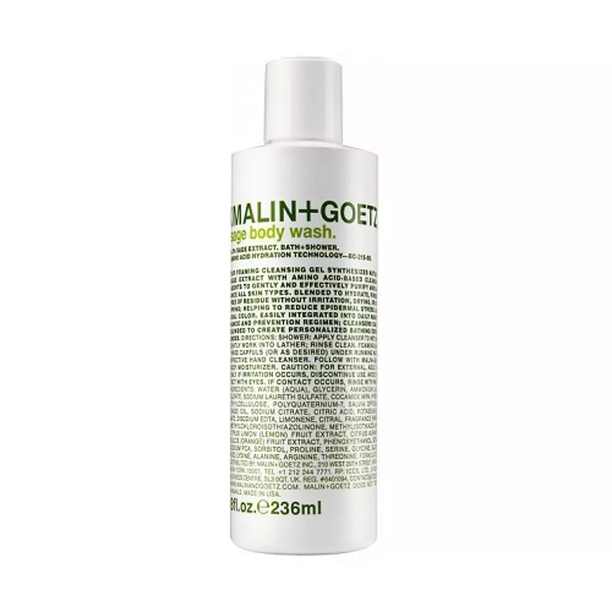 Гель для душа Шалфей Malin-Goetz Sage Body Wash