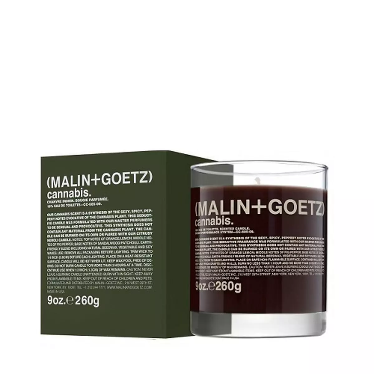Свеча Malin-Goetz Cannabis Candle