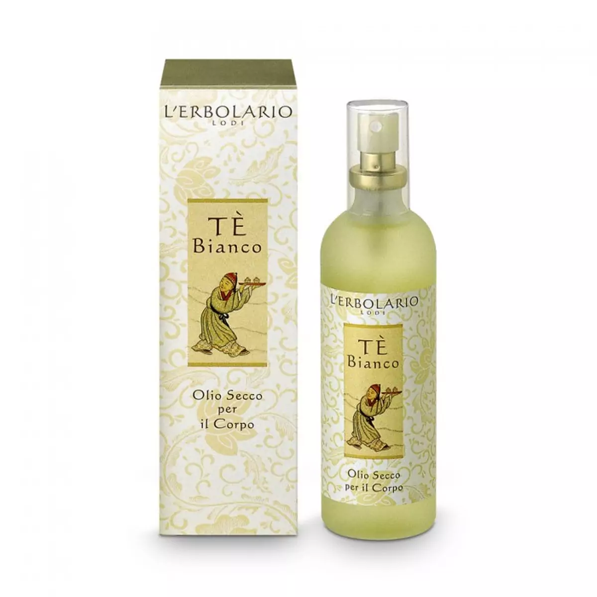 Сухое масло для тела Белый Чай L\'Erbolario Tè Bianco Olio secco per il Corp