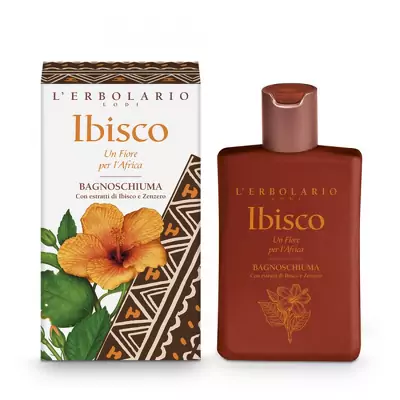 Пена для ванны-гель для душа Гибискус L'Erbolario Bagnoschiuma Ibisco