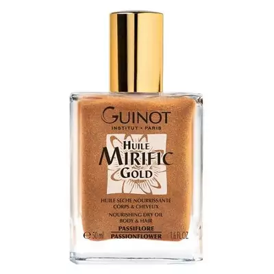 Золотое сухое масло для тела Guinot Huilie Mirific Gold