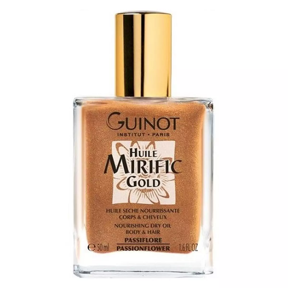 Золотое сухое масло для тела Guinot Huilie Mirific Gold