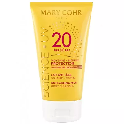 Захисний крем для обличчя та тіла Mary Cohr SPF 20 Lait visage and body