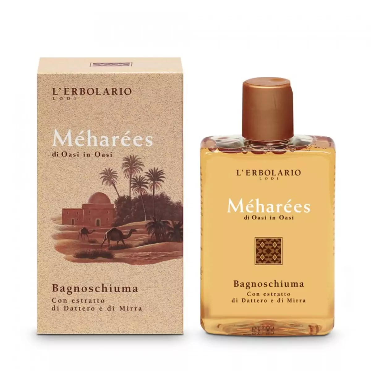 Пена для ванны-гель для душа Караван L\'Erbolario Bagnoschiuma Meharees