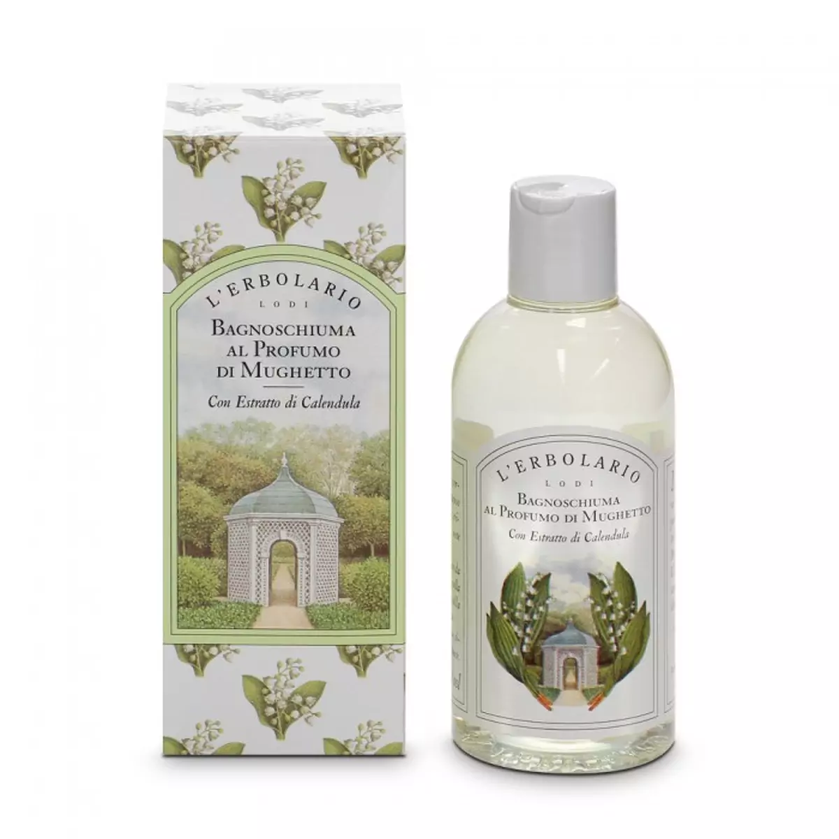 Піна для ванни - гель для душу Конвалія L\'Erbolario Bagnoschiuma al Profumo di Mughetto