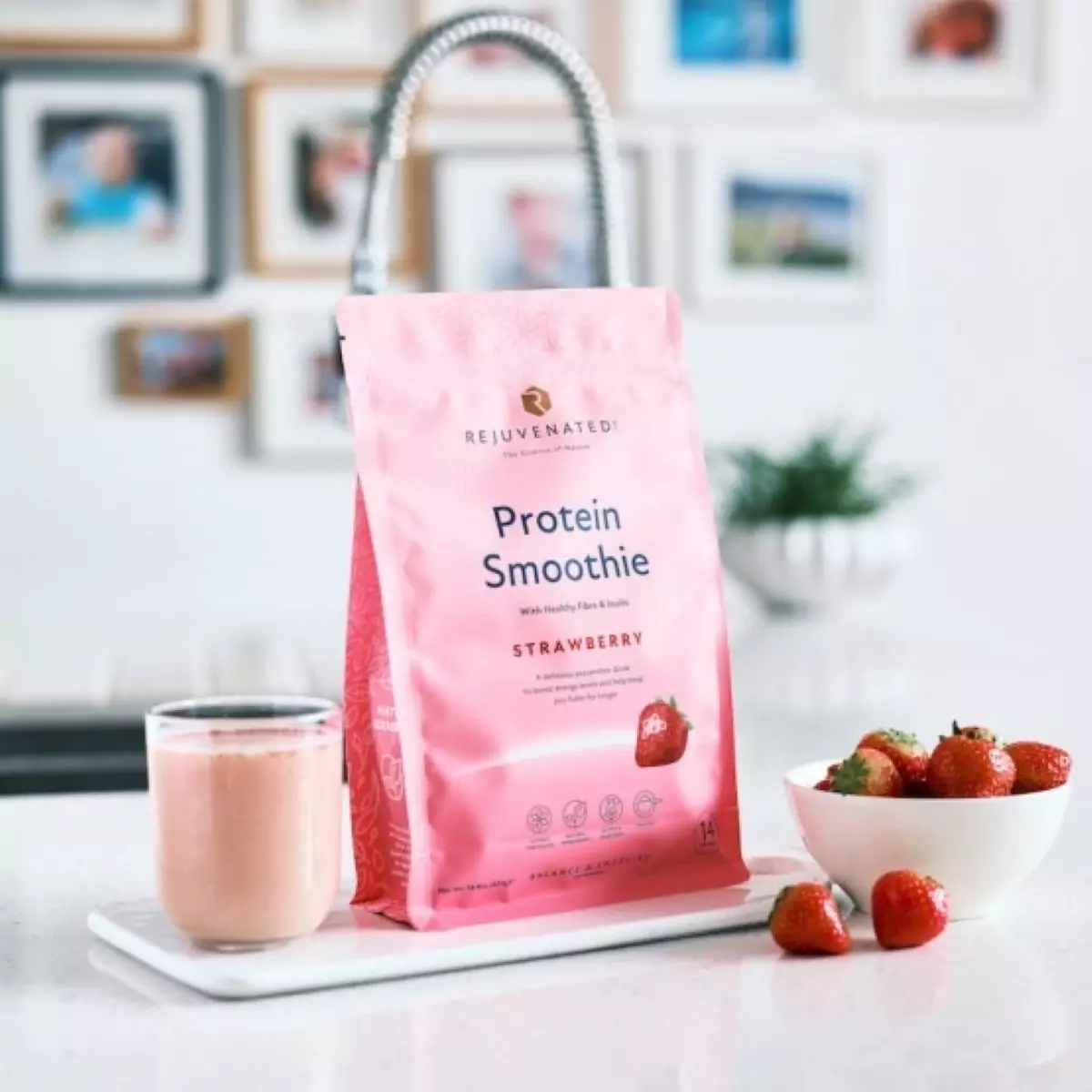 Смузи «Клубника» Rejuvenated Protein Smoothie Strawberry