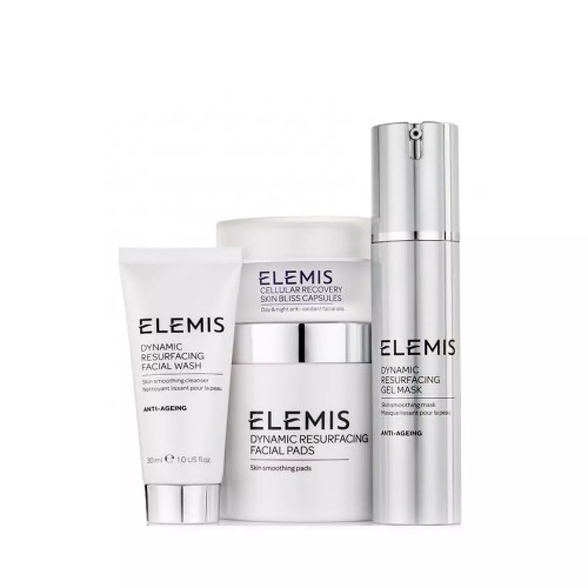 Набор Динамическая шлифовка кожи 4-х этапный уход Elemis Kit Dynamic Resurfacing 4-Step Collection