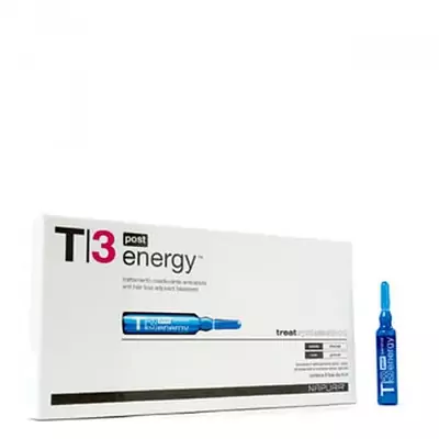Ампулы для жирной кожи головы против выпадения Napura T3 Energy Post