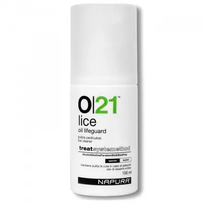 Защитное масло против вшей Napura O21 Lifeguard Oil Remover Lice