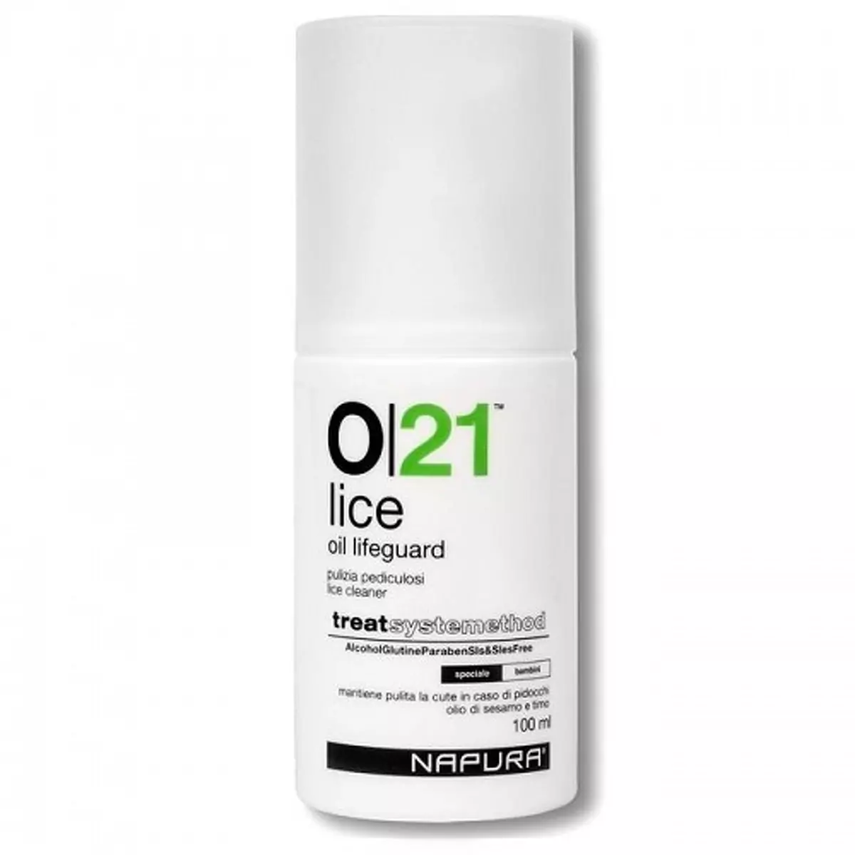 Защитное масло против вшей Napura O21 Lifeguard Oil Remover Lice