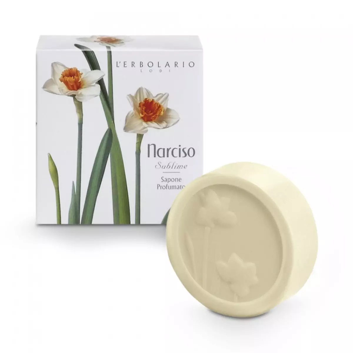 Душистое мыло Прекрасный нарцисс L\'Erbolario Narciso Sublime Sapone Profumato