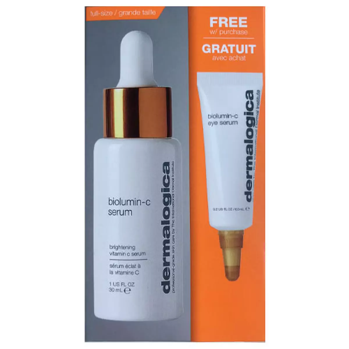 Лимитированный набор Биолюмин серум с витамином С Dermalogica Brighter Together Kit