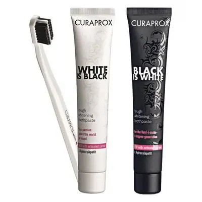 Відбілююча зубна паста Curaprox Black is White