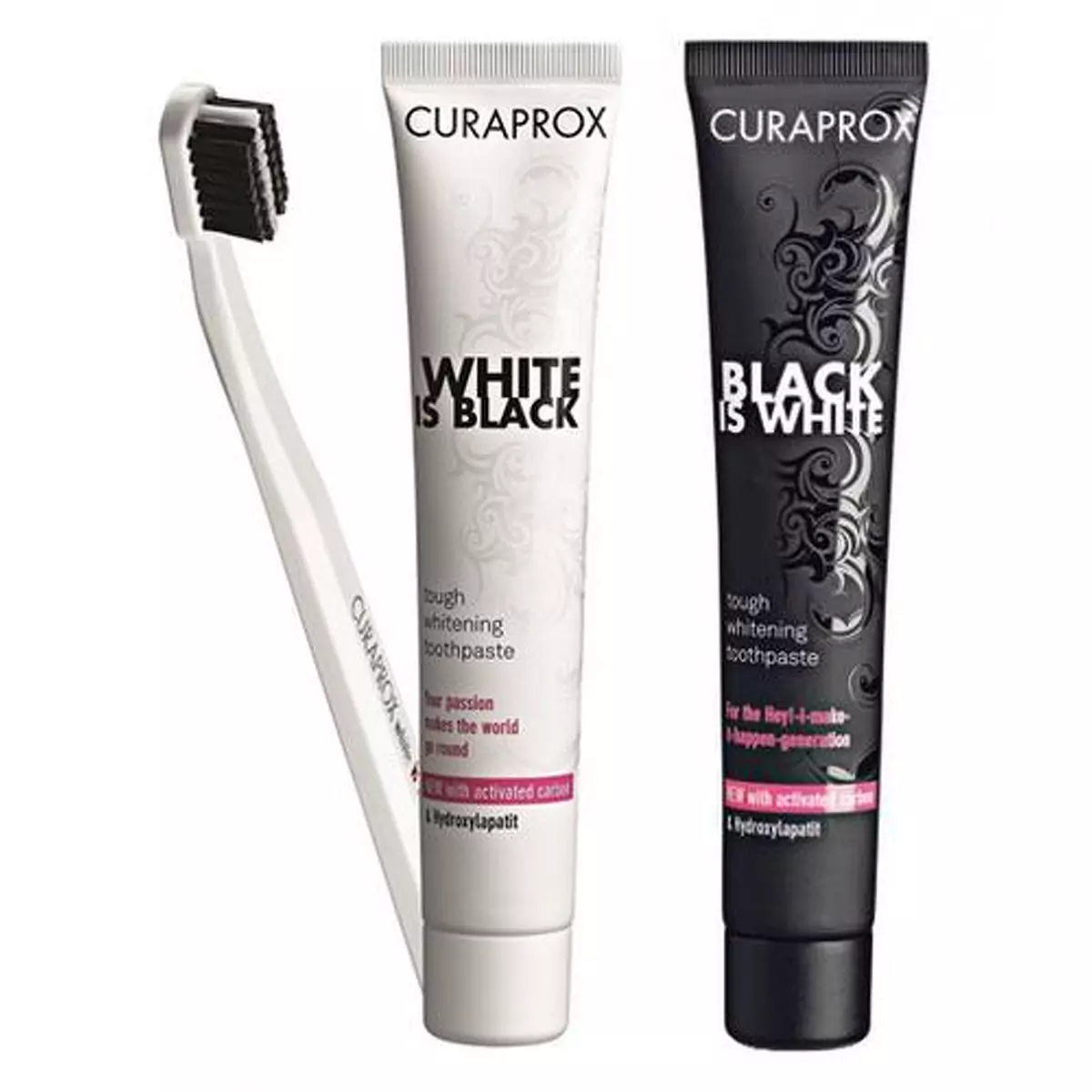Відбілююча зубна паста Curaprox Black is White