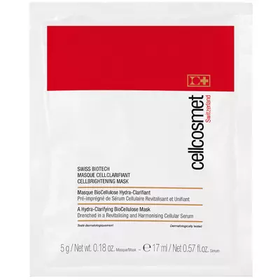 Клітинна коригуюча тон шкіри гідромаска Cellcosmet Swiss BioTech Mask
