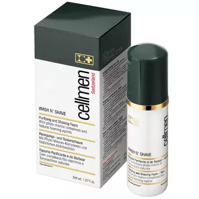 Піна для очищення шкіри і гоління Cellmen Wash NShave