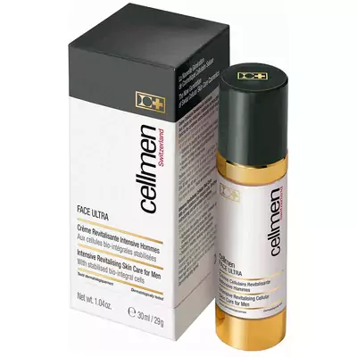 Ревіталізуючий клітинний крем для обличчя чоловічий з дозатором Cellmen Face Ultra Intensive Revitalising Skin Care
