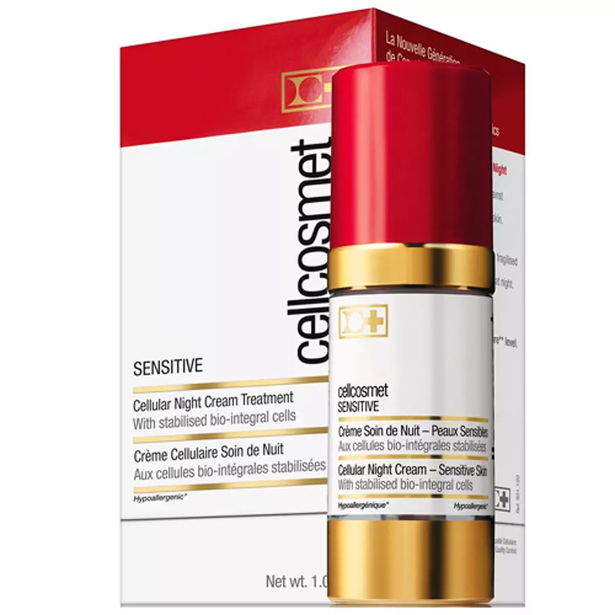 Ночной клеточный крем для чувствительной кожи с дозатором Cellcosmet Sensitive Night Cream