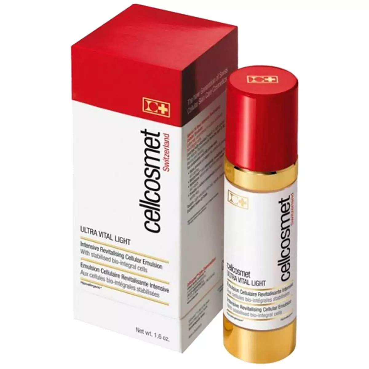 Клітинна емульсія ультравітальна лайт з дозатором Cellcosmet Ultra Vital Light 24 Hour Emulsion