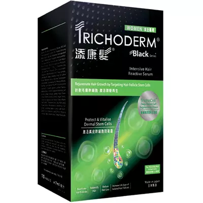 Інтенсивна відновлююча сироватка для жінок проти випадіння волосся Trichoderm Black Women Intensive Serum