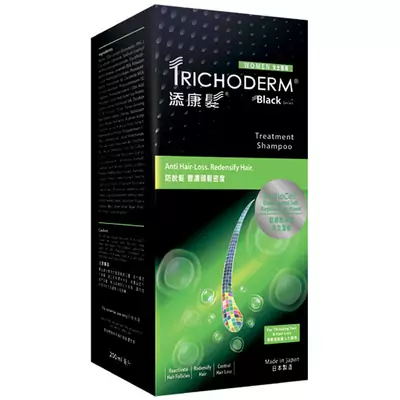 Зміцнюючий шампунь для жінок проти випадіння Trichoderm Black Women Shampoo