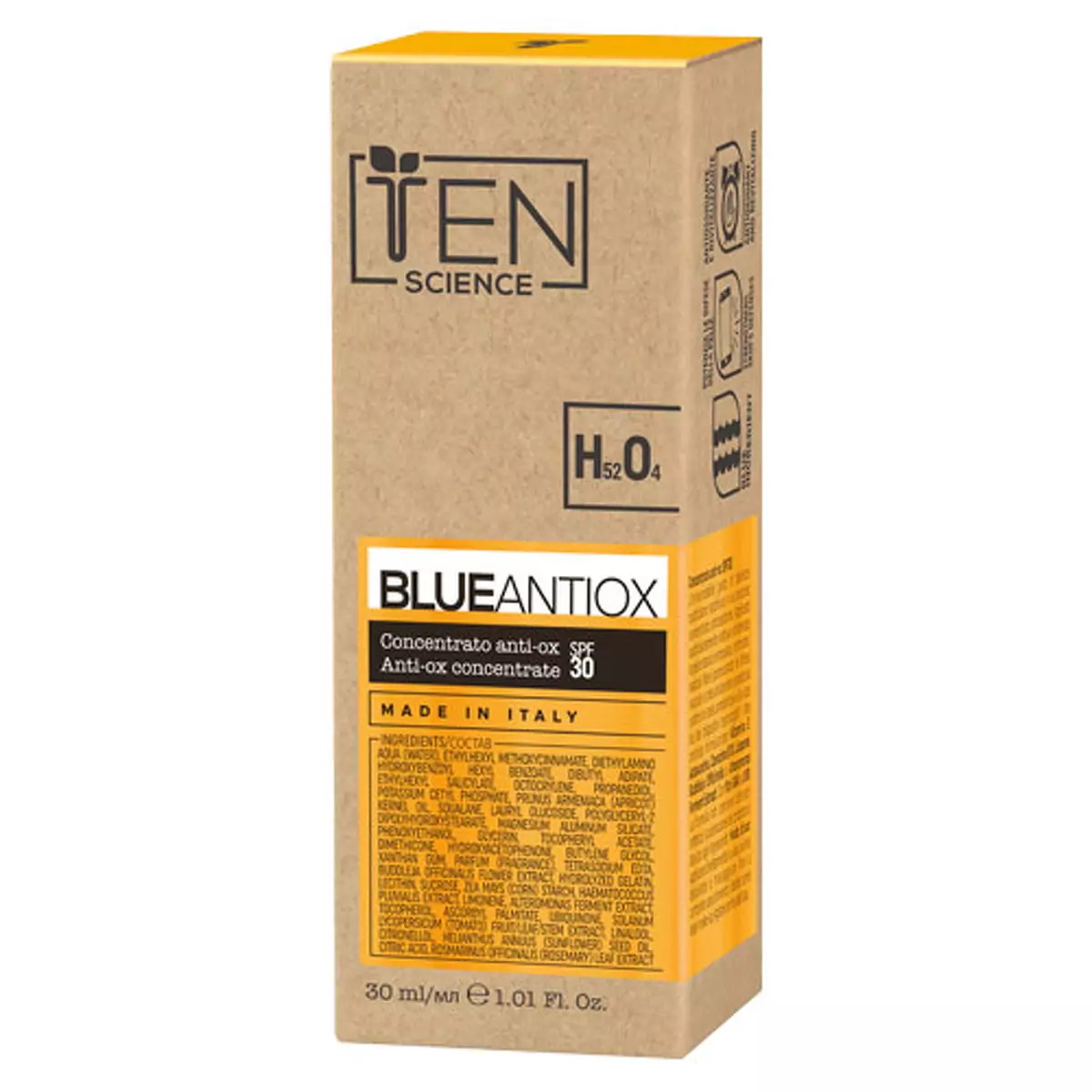 Антиоксидантний концентрат для захисту бар`єру SPF 30 Ten Science Blue Antiox Concentrate SPF 30