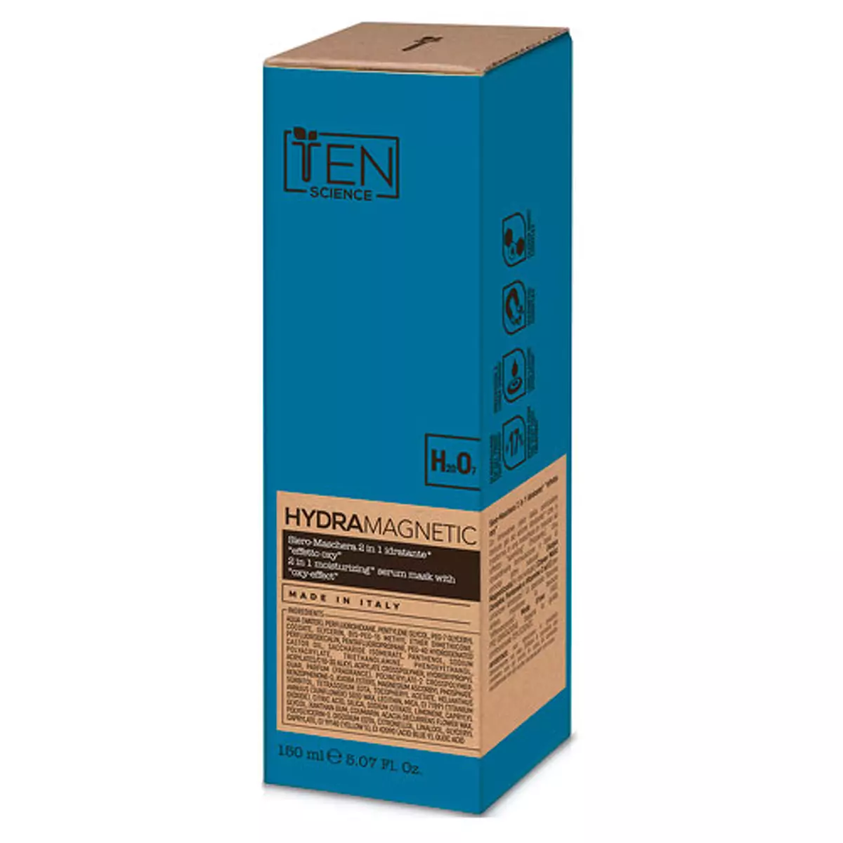 Bubble-маска з ефектом кисневого насичення Ten Science 2 in 1 Moisturizing Serum Mask with Oxy-Effect