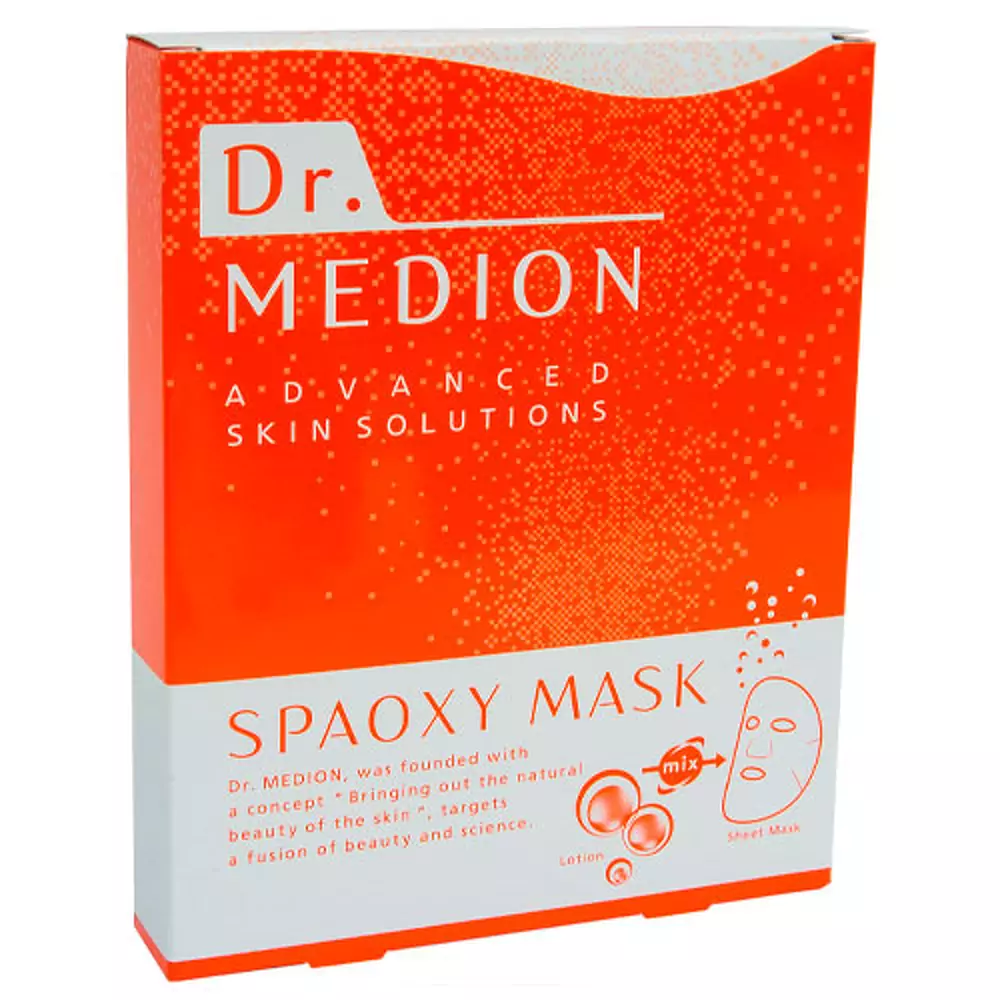 Листова маска wow-ефект Dr. Medion Spaoxy Mask