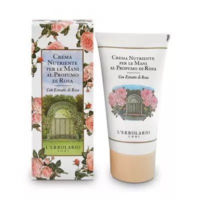 Питательный крем для рук Роза L'Erbolario Crema Nutriente per le Mani al Profumo di Rosa