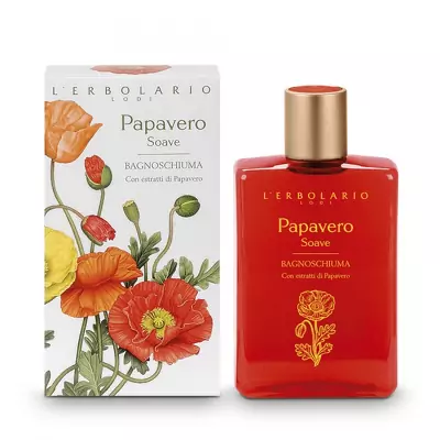 Пена для ванны-гель для душа Сладкий Мак L'Erbolario Papavero Soave Bagnoschiuma