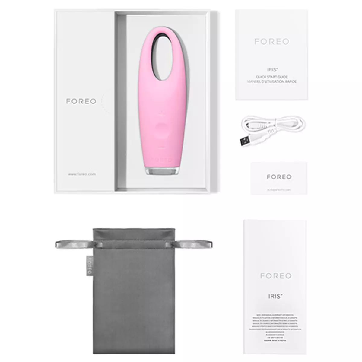 Масажер для надання сяйва шкірі навколо очей FOREO IRIS Eye Massager Petal Pink