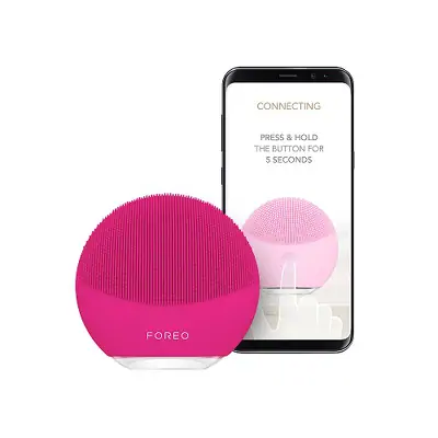 Модернізований очищуючий масажер для обличчя FOREO LUNA mini 3 Fuchsia