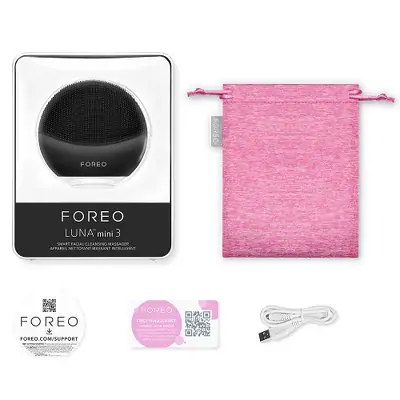 Модернізований очищуючий масажер для обличчя FOREO LUNA mini 3 Midnight
