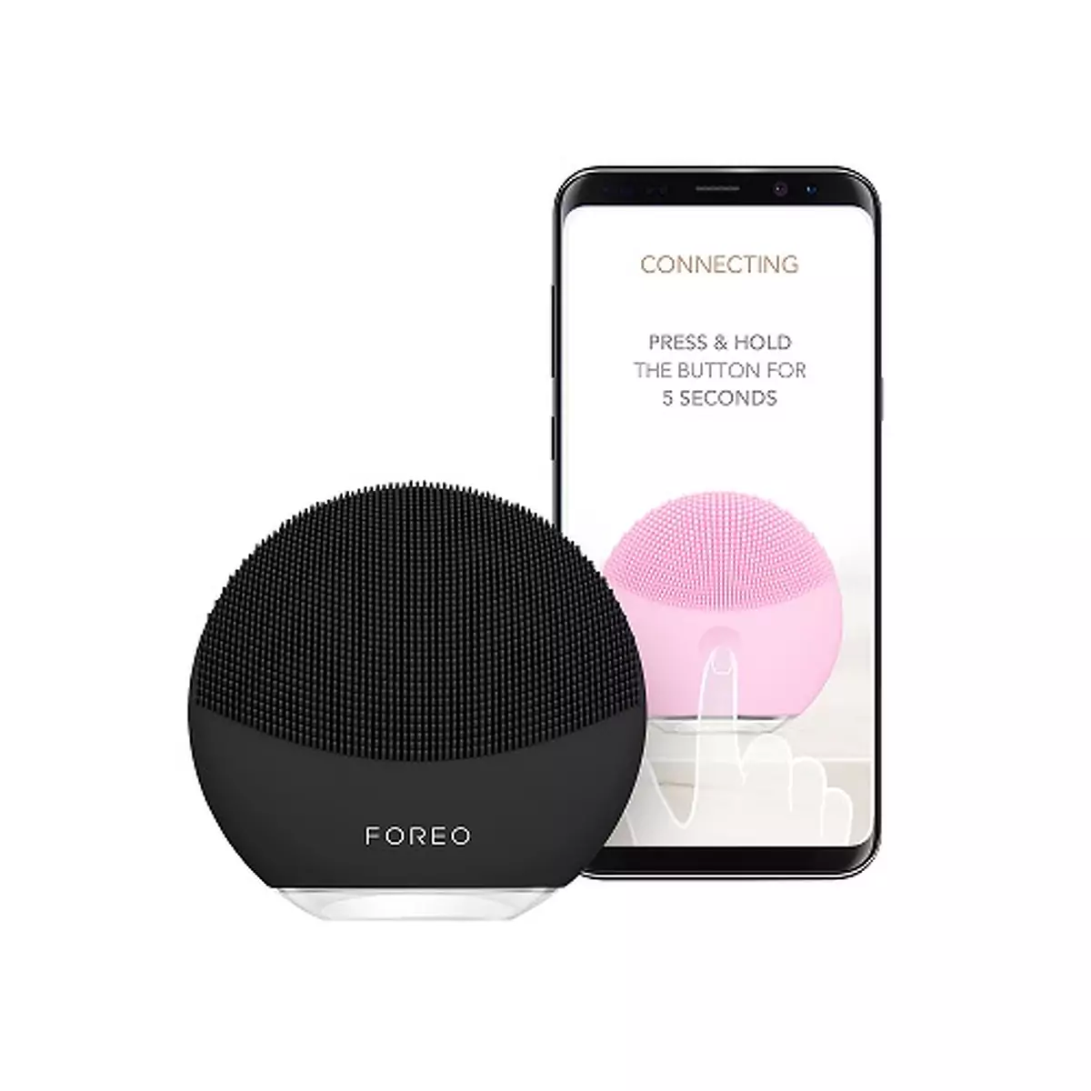 Модернізований очищуючий масажер для обличчя FOREO LUNA mini 3 Midnight