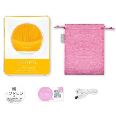 Модернізований очищуючий масажер для обличчя FOREO LUNA mini 3 Sunflower Yellow