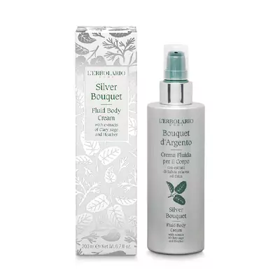 Крем для тіла рідкий Срібний Букет L'erbolario Bouquet d'Argento Crema Fluida per il Corpo