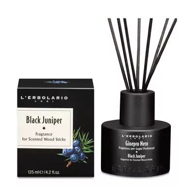 Дифузор Чорний Ялівець L'erbolario Ginepro Nero Fragranza per Legni Profumati con Bastoncini