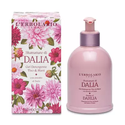 Гель очищаючий для обличчя і тіла Жоржина L'erbolario Sfumature di Dalia Gel Detergente Viso and Mani