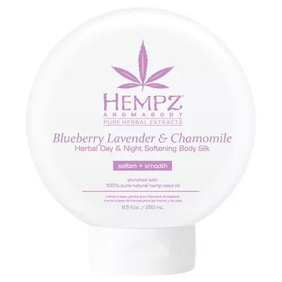 Крем шовк для обличчя і тіла Лаванда-Ромашка Hempz Blueberry Lavender and Chamomile Herbal day and night Softening Body Silk