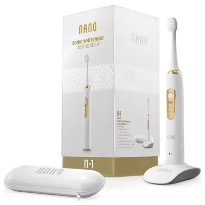 Звуковая отбеливающая зубная щетка N-1 WhiteWash Laboratories Nano Sonic Whitening Toothbrush