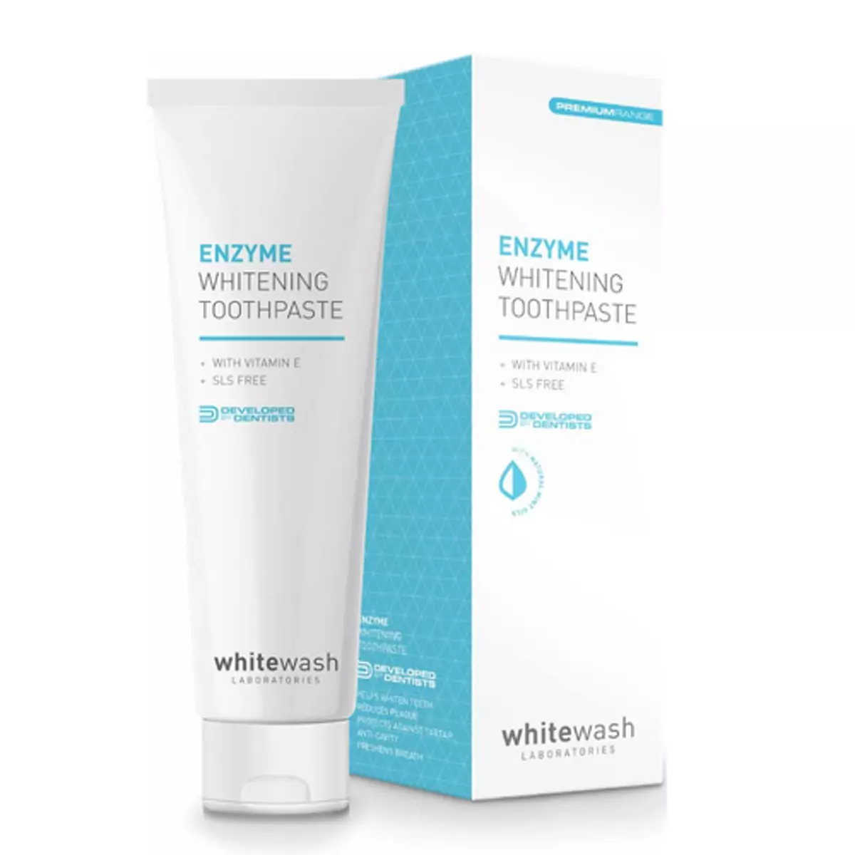 Зубна паста відбілююча Інтенсивне видалення плям WhiteWash Laboratories Enzyme Whitening Toothpaste