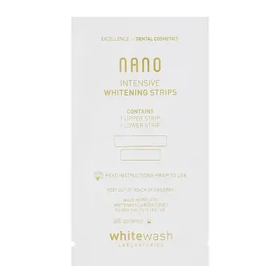 Интенсивно отбеливающие полоски WhiteWash Laboratories Nano Intensive Whitening Strips