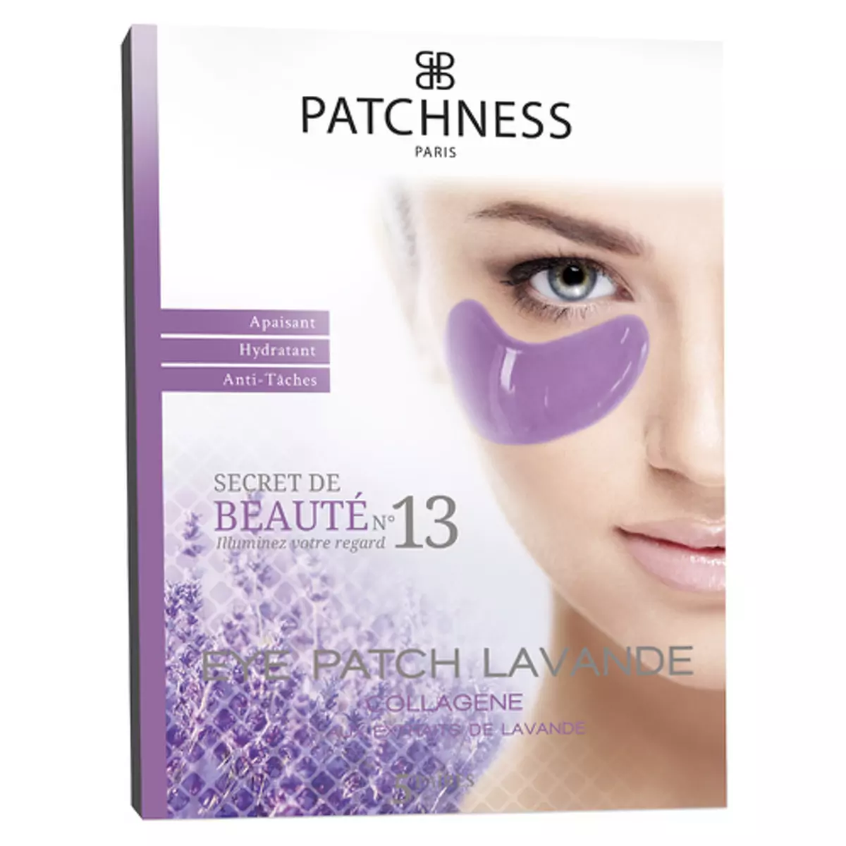 Успокаивающие патчи под глаза с лавандой Patchness Eye Patch Lavande
