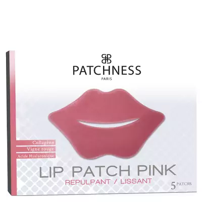 Патчи для увеличения обьема губ с коллагеном Patchness Lip Patch Pink