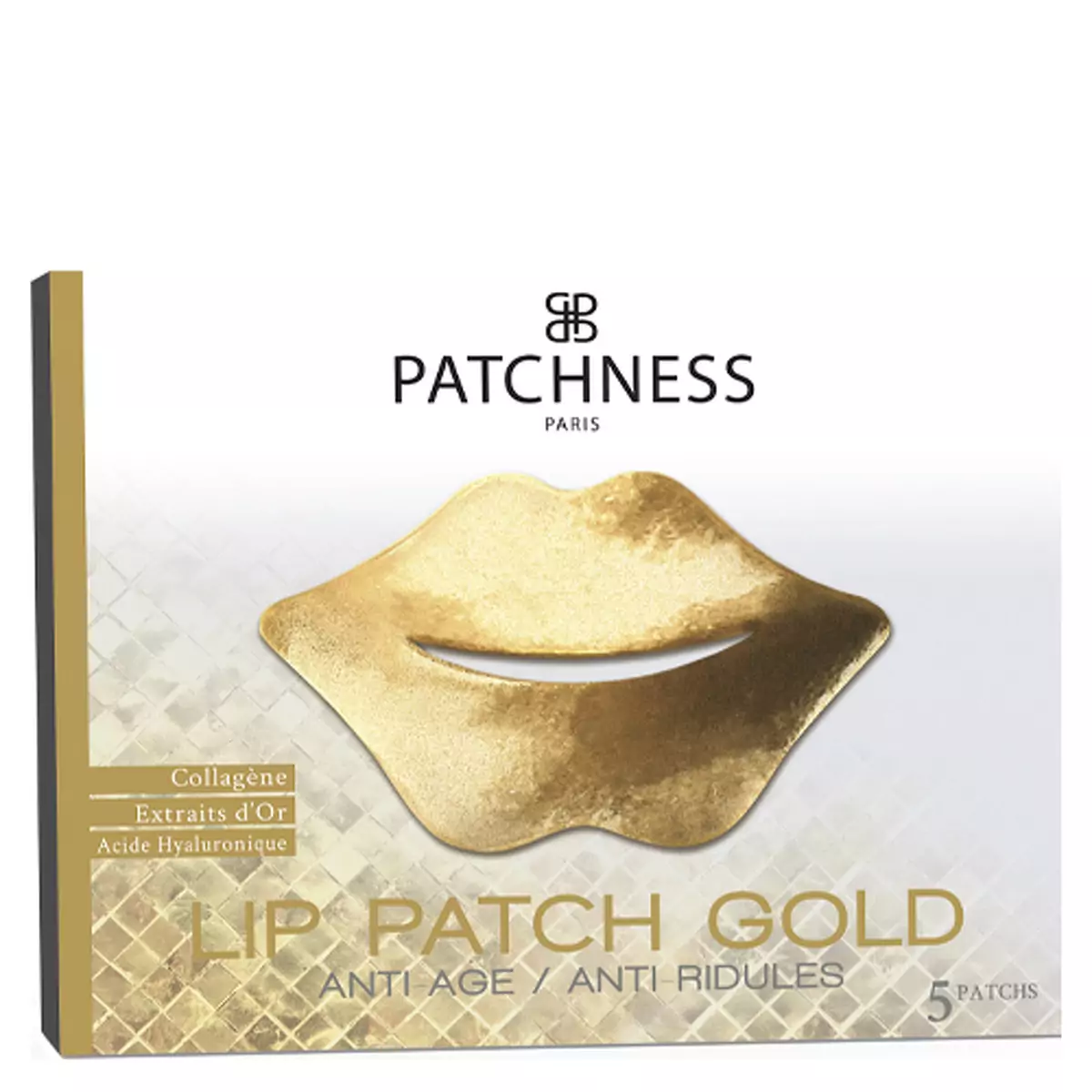 Ультразволожуючі патчі для контуру губ Patchness Lip Patch Gold