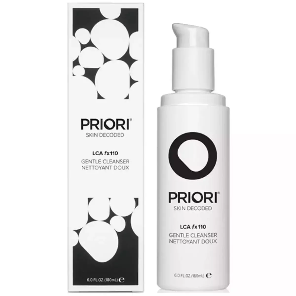 Мягкий очищающий крем для лица с AHA-кислотами PRIORI LCA Gentle Cleanser