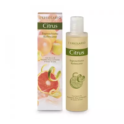 Пена для ванны-гель для душа Цитрус L'Erbolario Bagnoschiuma Rinfrescante Citrus