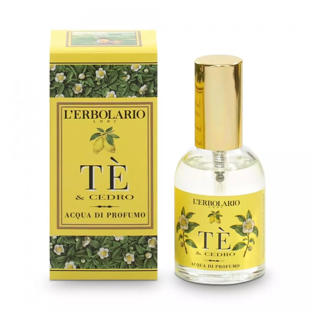 Парфюмированная вода Чай и Цитрон L\'Erbolario Tè e Cedro Acqua di Profumo