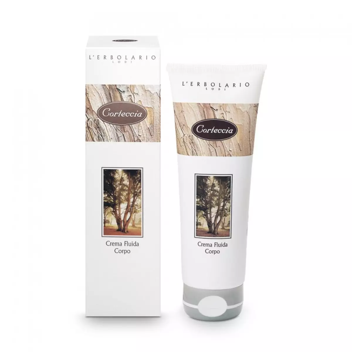 Жидкий крем для тела Древесная кора L\'Erbolario Gorteccia Crema Fluida Corpo
