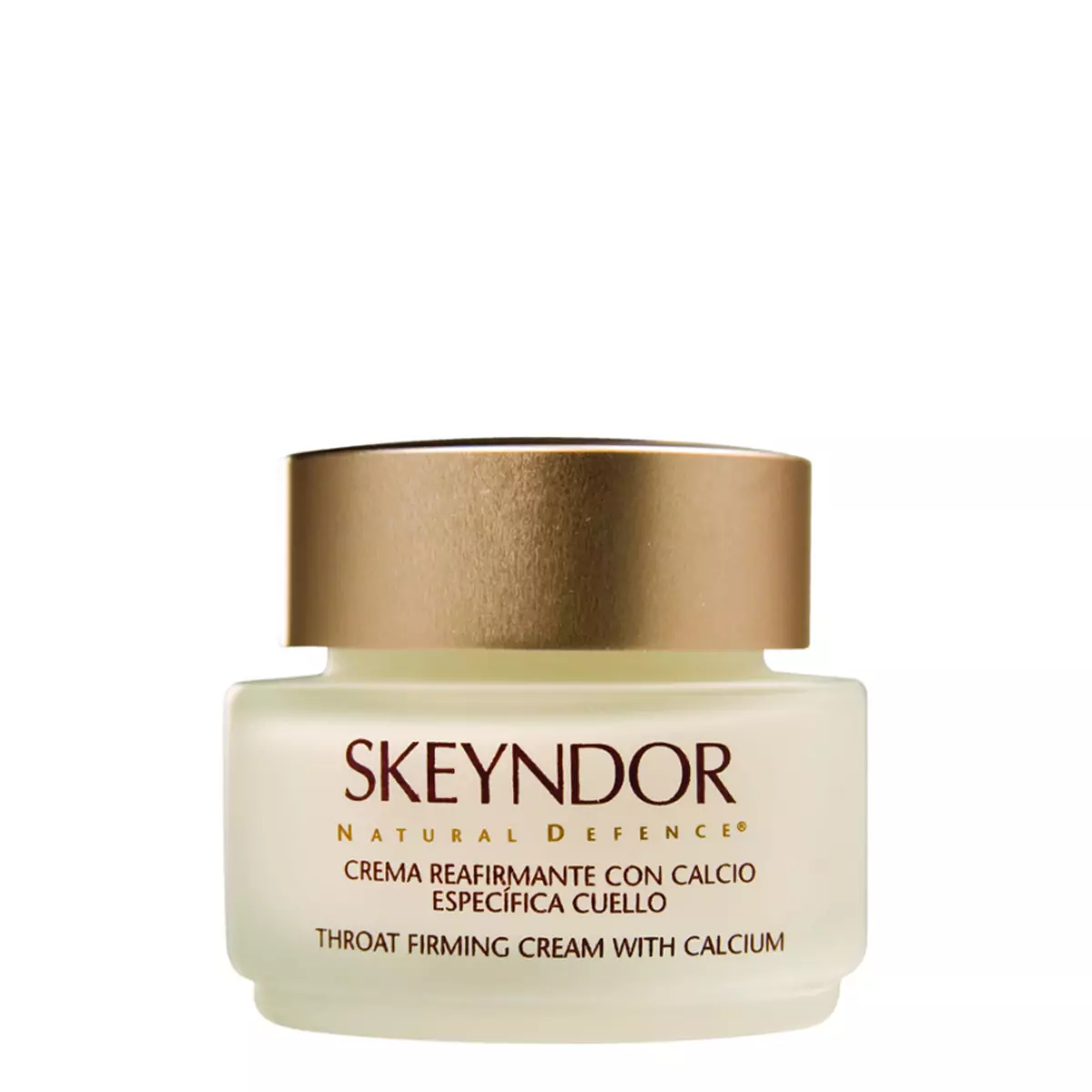 Зміцнюючий крем з кальцієм для шиї і декольте Skeyndor Natural Defence Throat Firming Cream with Calcium